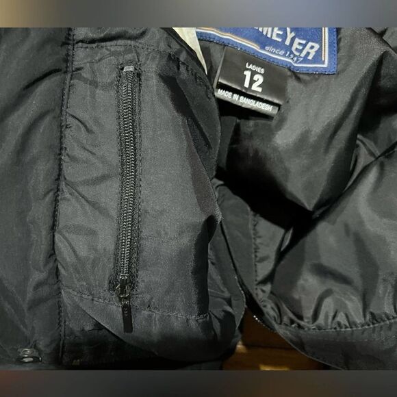 Obermyer Vintage Womens snow pants black size 12 - Picture 4 of 12